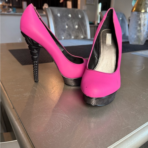 Rachel Roy Pink High Heel Pumps size 10 - Picture 1 of 5